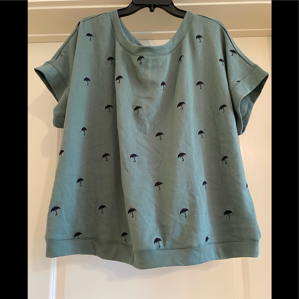 ModCloth Umbrella embroidered top NWT size 2x